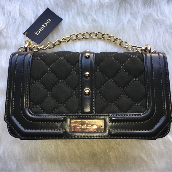 🌟🌿bebe Mini Stephanie Faux Suede Crossbody Olive - Picture 6 of 8